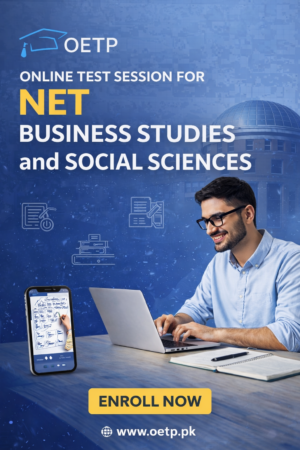 Online Test Session for NET Business Studies and Social Sciences